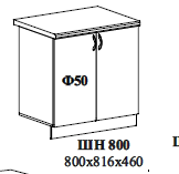 ШН 800 800х816х460