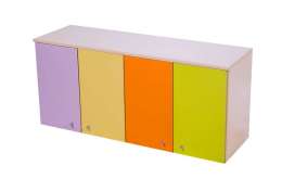 Антресоль для шкафа   "Краски" 4 секции, 1122*352*500 